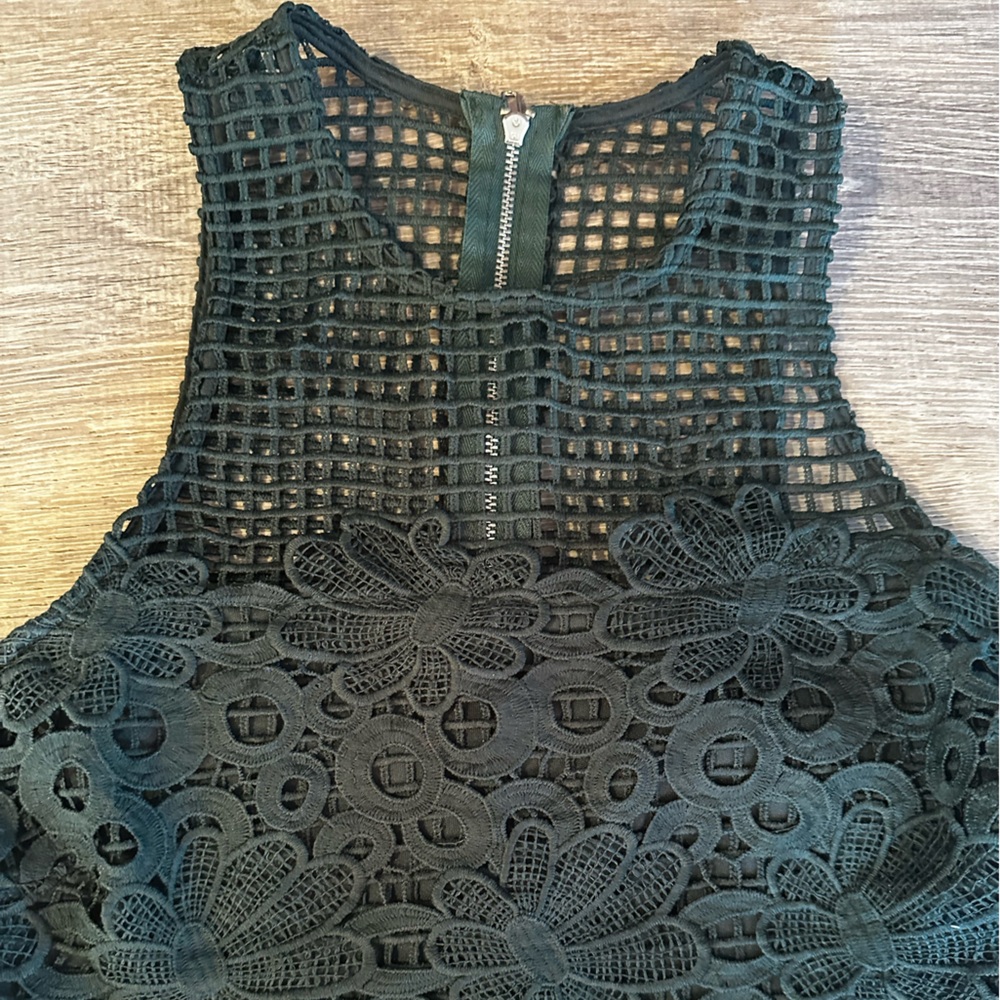 Just Me - Women’s Dress in Forest Green - Worn Once - Size Small - Picture 3 of 6